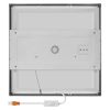 EMOS ZM6253, LED felületi lámpatest NEXXO, négyzet, ezüst, 28,5W, CCT