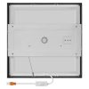 EMOS ZM6353, LED felületi lámpatest NEXXO, négyzet, fekete, 28,5W, CCT