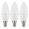 EMOS ZQ3221.3, LED izzó Classic gyertya / E14 / 5 W (40 W) / 470 lm / természetes fehér 3db