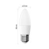 EMOS ZQ4E23, LED izzó Classic gyertya / E27 / 4,2 W (40 W) / 470 lm / Természetes fehér