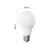 EMOS ZQ5E53-3, LED izzó Classic A60 / E27 / 9,5 W (75 W) / 1055 lm / Természetes fehér