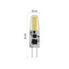 EMOS ZQ8621.2, LED izzó Classic JC / G4 / 1,9 W (21 W) / 200 lm / természetes fehér 2db