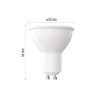 EMOS ZQ8E33N, LED izzó Classic MR16 / GU10 / 5,8 W (75 W) / 565 lm / Természetes fehér
