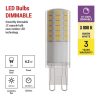 EMOS ZQ9125D, LED izzó Classic JC / G9 / 4,2 W (40 W) / 470 lm / meleg fehér / dimmelhető
