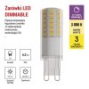 EMOS ZQ9125D, LED izzó Classic JC / G9 / 4,2 W (40 W) / 470 lm / meleg fehér / dimmelhető