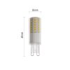 EMOS ZQ9225D, LED izzó Classic JC / G9 / 4,2 W (40 W) / 470 lm / természetes fehér