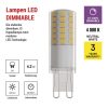 EMOS ZQ9225D, LED izzó Classic JC / G9 / 4,2 W (40 W) / 470 lm / természetes fehér
