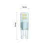 EMOS ZQ9527, LED izzó Classic JC / G9 / 1,9 W (22 W) / 210 lm / természetes fehér