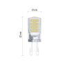 EMOS ZQ9544.2, LED izzó Classic JC / G9 / 4 W (40 W) / 470 lm / meleg fehér 2db
