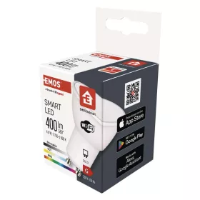   EMOS ZQW832R, LED izzó GoSmart MR16 / GU10 / 4,8 W (35 W) / 400 lm / RGB / dimmelhető / Wi-Fi