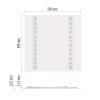 EMOS ZR1722, LED panel beépíthető TROXO 27W 3240lm IP20 UGR természetes fehér