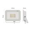EMOS ZS2223W, LED reflektor SIMPO 20W, fehér, IP65, 2000 lm, természetes fehér