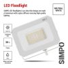 EMOS ZS2233W, LED reflektor SIMPO 30W, fehér, IP65, 3000 lm, természetes fehér