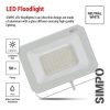 EMOS ZS2243W, LED reflektor SIMPO 50W, fehér, IP65, 5000 lm, természetes fehér