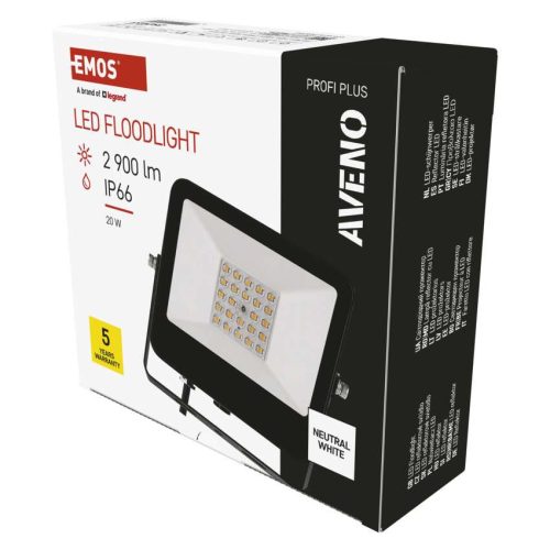 EMOS ZS2413, EMOS AVENO LED reflektor 20W 2 900lm természetes fehér