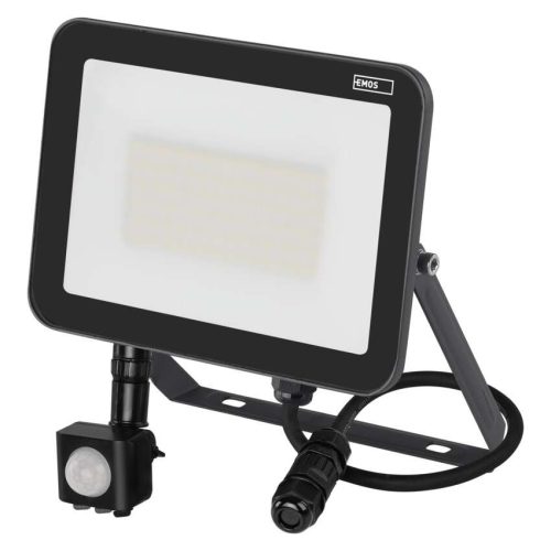 EMOS ZS2742, LED reflektor INOVO 50W 5500lm mozgásérzékelőve IP65 term. fehér