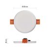 EMOS ZV1122, LED panel VIXXO beépíthető 7.5WW 650lm IP65 term. fehér