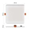 EMOS ZV2152, LED panel VIXXO beépíthető 19W 1700lm IP65 természetes fehér
